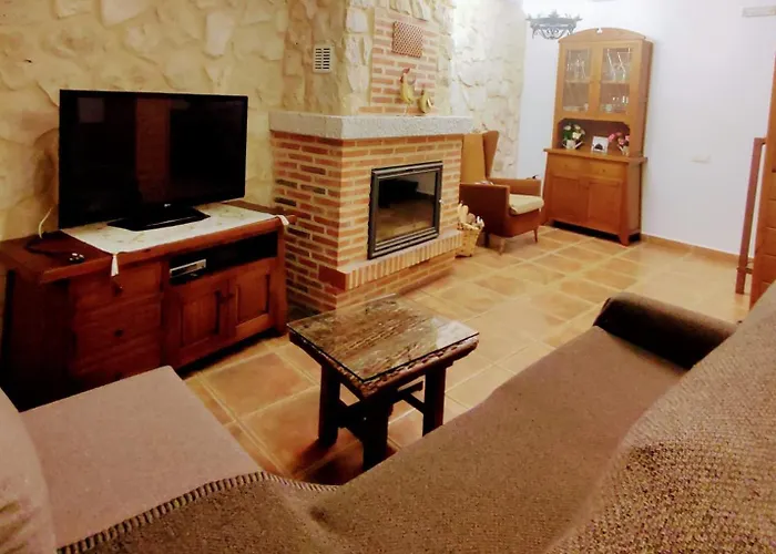 Alameda Ii Con Chimenea Salon Y Barbacoa En Patio 度假居 Curiel de Duero